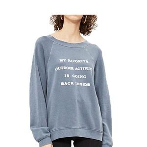 Wildfox Blue Sweatshirt